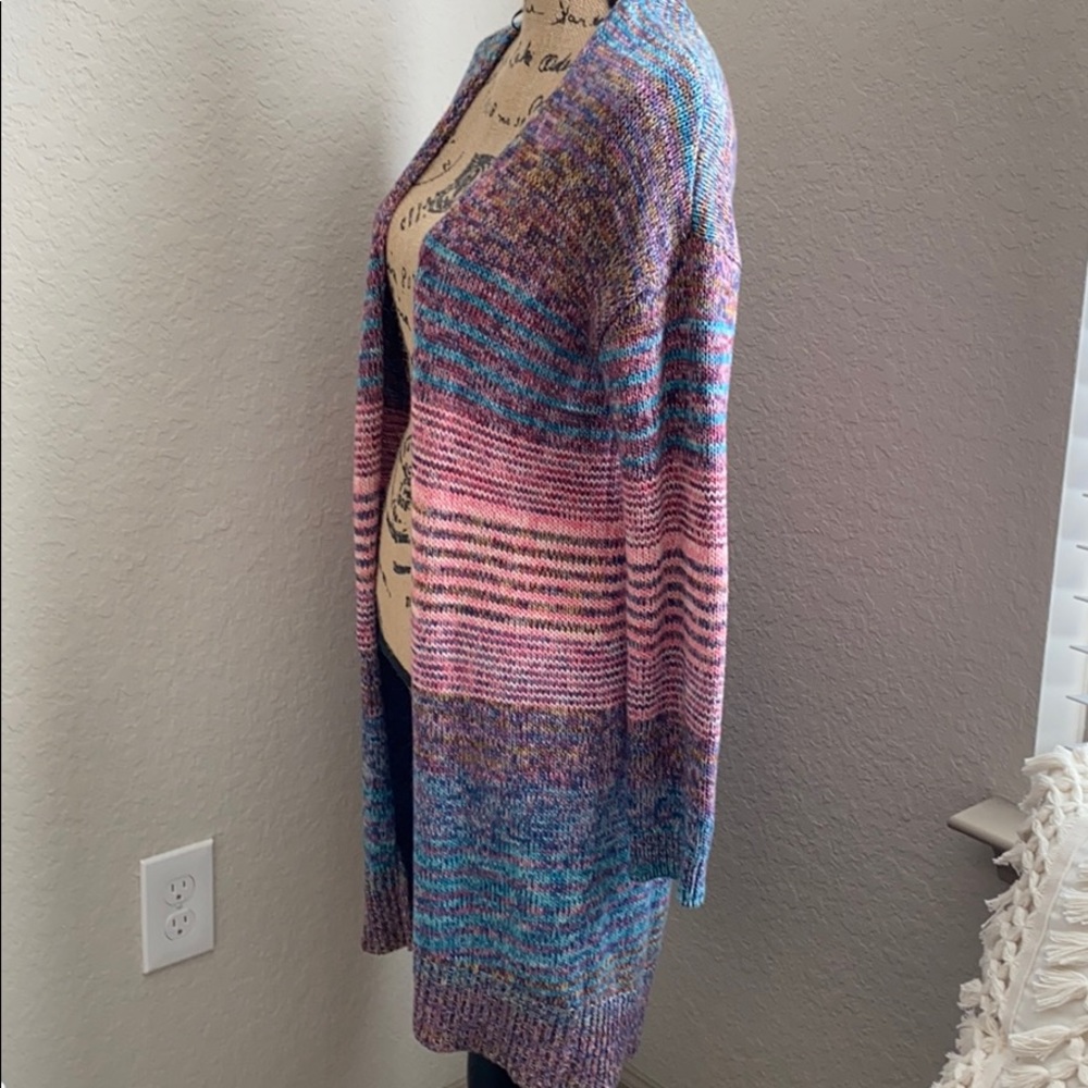 Multi colored duster sweater - Picture 2 of 5